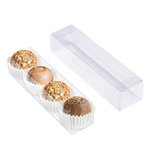 Custom Clear PET Plastic Gift Box Inner Chocolate Truffle Tray